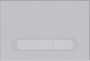 Клавиша смыва для унитаза KK-POL M09 350/PPS/061-00-00 сатин, 1