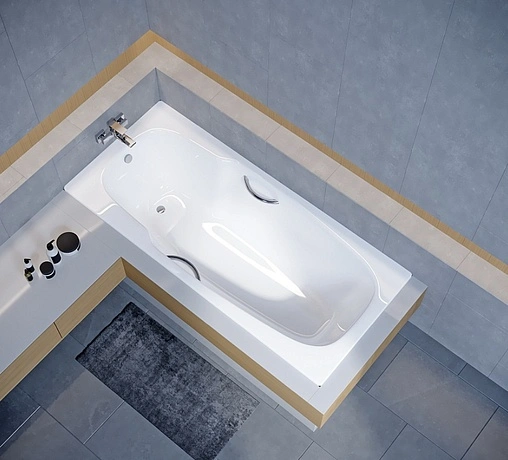 Ванна стальная Koller Pool Atlantica 180x80 с anti-slip белый B80JTI00E