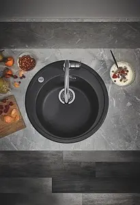Мойка кухонная Grohe K200-51 черный гранит 31656AP0 Мойка кухонная Grohe K200-51 черный гранит 31656AP0, 4