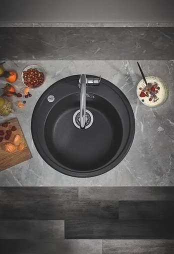 Мойка кухонная Grohe K200-51 черный гранит 31656AP0