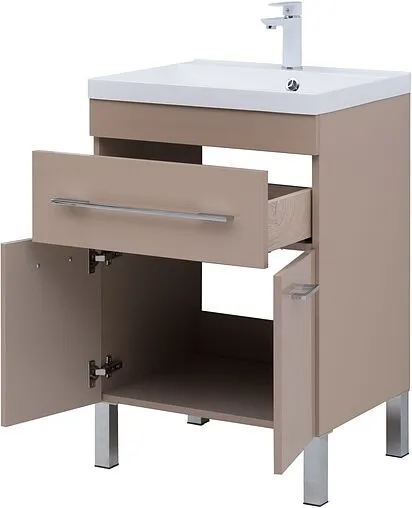 Тумба под умывальник напольная Aquanet Верона 60 капучино 00304534