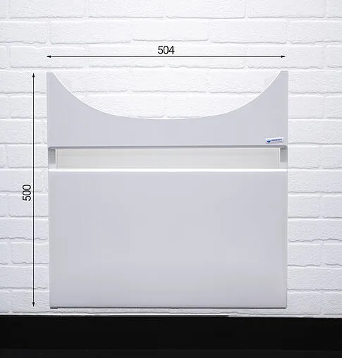 Тумба под умывальник подвесной Айсберг Исеть 55 белый DA3006T