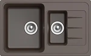 Мойка кухонная Ewigstein Elegant E-R60KF шоколад Мойка кухонная Ewigstein Elegant E-R60KF шоколад, 3