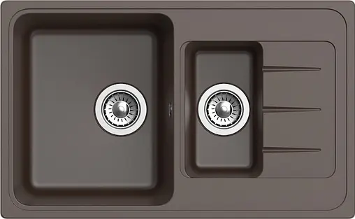 Мойка кухонная Ewigstein Elegant E-R60KF шоколад