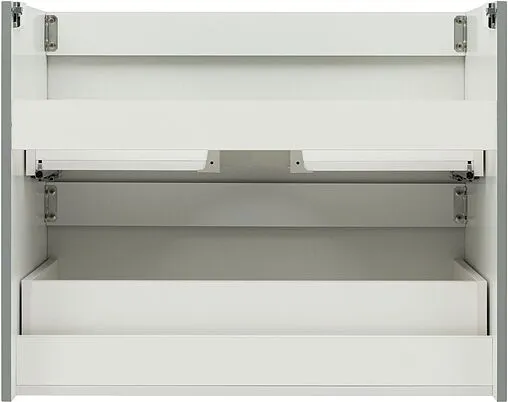 Тумба-умывальник подвесная Aquanet Джейн (Flat) 80 мисти грин 00335434+