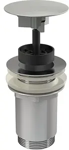 Выпуск без перекрытия для раковины без перелива AlcaPlast хром A396, 1