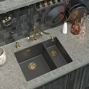 Мойка кухонная Omoikiri Kata 55-2-U-BE ваниль 4993387, 4