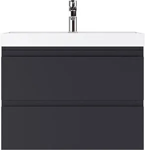 Тумба под умывальник подвесная Домино Graffo 70 графит DGr2112T, 3