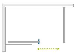 Дверь в нишу 1100мм прозрачное стекло Radaway Espera Pro DWJ 110 L 10090110-01-01L+10091110-01-01L Дверь в нишу 1100мм прозрачное стекло Radaway Espera Pro DWJ 110 L 10090110-01-01L+10091110-01-01L, 3