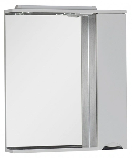 Шкаф-зеркало Aquanet Гретта 75 R белый/венге 00173995
