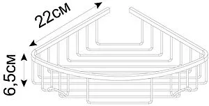 Полка Fixsen Hotel хром FX-31051-1, 2