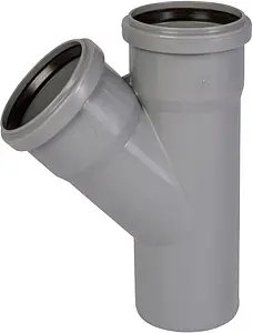 Тройник внутренний D=75x75мм Угол 45° Ostendorf HTEA 113200, 1