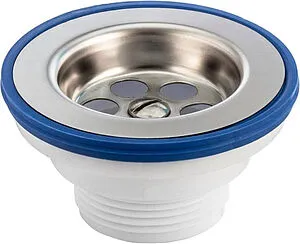 Выпуск для раковины с решеткой VIRPlast полированная сталь 30981206 Выпуск для раковины с решеткой VIRPlast полированная сталь 30981206, 1