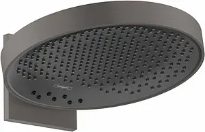 Лейка верхнего душа с настенным креплением Hansgrohe Rainfinity 360 3jet шлифованный чёрный хром/графит 26234340 Лейка верхнего душа с настенным креплением Hansgrohe Rainfinity 360 3jet шлифованный чёрный хром/графит 26234340, 1