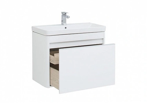 Тумба под умывальник Aquanet Вилора 80 белый 00196945