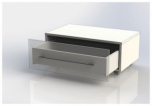 Тумба подкатная Aquanet Нота 75 чёрный 00170732