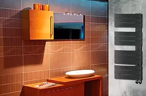 Полотенцесушитель водяной лесенка Lazzarini Pieve 1080х550 антрацит матовый 386300, 4