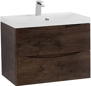 Тумба-умывальник подвесная BelBagno MARINO 75 Rovere Moro MARINO-750-2C-SO-RW-P+BB750/450-LV-MR-PR, 3