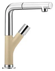 Смеситель для кухни с выдвижным изливом Blanco Yovis-S шампань 518297 Смеситель для кухни с выдвижным изливом Blanco Yovis-S шампань 518297, 1