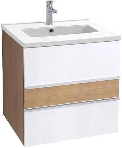 Тумба-умывальник подвесной Jacob Delafon Lucien 60 белый/дуб корбридж EB2056-E76-J5+