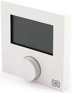 Проводной комнатный терморегулятор НЗ 230В Uni-fitt белый 341M1000, 1