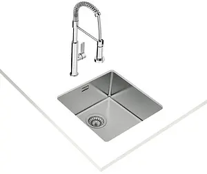 Мойка кухонная Teka BE Linea RS15 40.40 нержавеющая сталь полированная 115000007 Мойка кухонная Teka BE Linea RS15 40.40 нержавеющая сталь полированная 115000007, 4