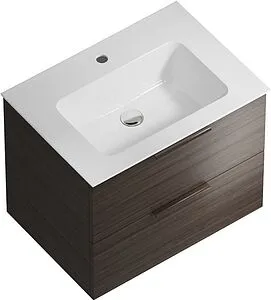 Тумба под умывальник подвесная Kerama Marazzi Piano Forte 65 дымчатый вяз PI.F.65\OLM Тумба под умывальник подвесная Kerama Marazzi Piano Forte 65 дымчатый вяз PI.F.65\OLM, 1