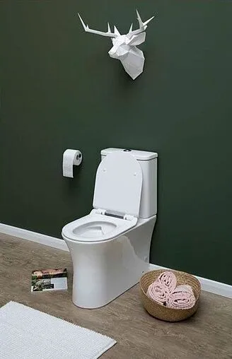 Унитаз-компакт безободковый Aquanet Roll-C Rimless белый Roll-C+Roll-C-1 Унитаз-компакт безободковый Aquanet Roll-C Rimless белый Roll-C+Roll-C-1