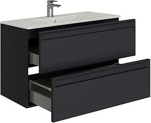 Тумба-умывальник подвесной Allen Brau Eclipse 2.0 100 антрацит 1.E1003.AM 2.0+, 1