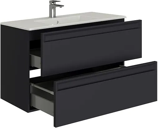 Тумба-умывальник подвесной Allen Brau Eclipse 2.0 100 антрацит 1.E1003.AM 2.0+