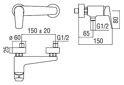 Смеситель для душа Nobili Sky хром SY97130CR Смеситель для душа Nobili Sky хром SY97130CR