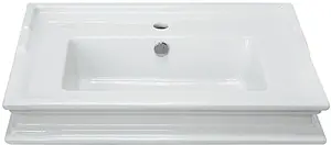 Раковина Sanita Luxe Ampir 65 белый WB.FN/Ampir/65-N/WHT.G/S1, 3