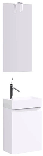 Тумба под умывальник подвесная Aqwella Leon-MP 40 белый Ln-MP.01.04/W