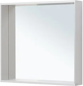 Зеркало с подсветкой Allen Brau Priority 75x80 серебро браш 1.32018.02, 5