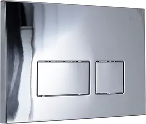 Клавиша смыва для унитаза Logan Space 00297679 хром глянцевый Клавиша смыва для унитаза Logan Space 00297679 хром глянцевый, 1