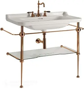 Консоль Kerasan Waldorf 128 бронза 9203K3br Консоль Kerasan Waldorf 128 бронза 9203K3br, 1