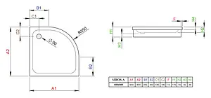 Поддон для душа Radaway Siros A900 SBA9917-1 Поддон для душа Radaway Siros A900 SBA9917-1, 3