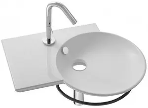 Раковина Jacob Delafon Spherik 60 L белый E4500-00, 1