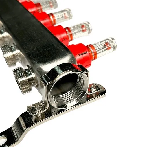 Группа коллекторная с расходомерами 10 отводов 1&quot;в/в x ¾&quot;ек Uni-fitt TECHNO 450W4310