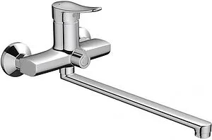 Смеситель для ванны с длинным изливом Dorff Ultra хром D5095000 Смеситель для ванны с длинным изливом Dorff Ultra хром D5095000, 3