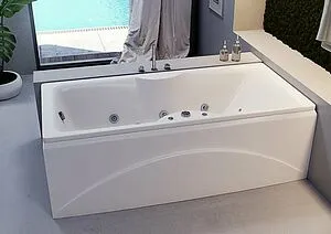 Ванна акриловая Aquatek Феникс 160x75 L с фронтальной панелью, с каркасом (разборный) FEN160-0000022, 4