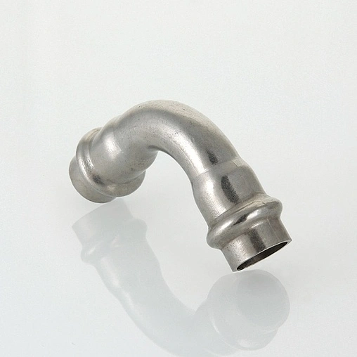 Уголок пресс двухраструбный 54мм угол 90° Valtec VT.INOX-PRESS VTi.951.I.005454