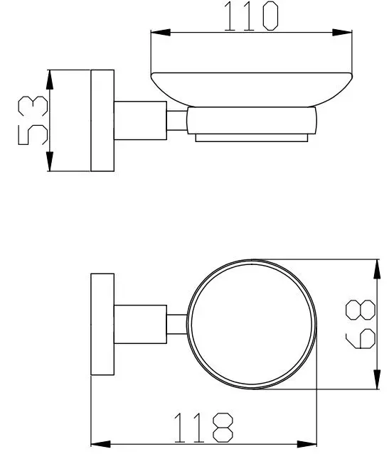 Мыльница Rav Slezak Colorado хром COA0300 Мыльница Rav Slezak Colorado хром COA0300, 2