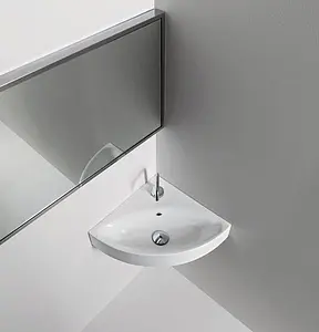 Раковина Kerasan Cento 47 белый 354101*1 Раковина Kerasan Cento 47 белый 354101*1, 5