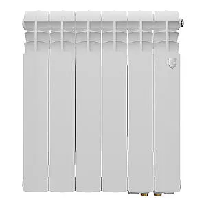 Радиатор биметаллический 6 секций нижнее правое подключение Royal Thermo Vittoria Super 500 2.0 VDR80 Bianco Traffico RTVSVDR250006 Радиатор биметаллический 6 секций нижнее правое подключение Royal Thermo Vittoria Super 500 2.0 VDR80 Bianco Traffico RTVSVDR250006, 2