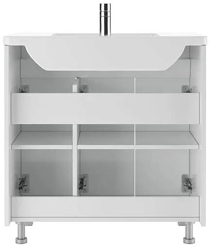 Тумба под умывальник напольный Айсберг Мечта 80 белый DM2325T