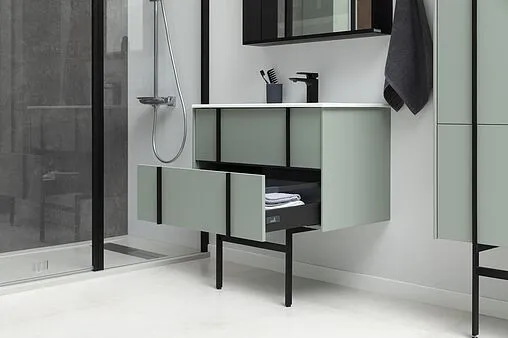 Тумба под умывальник подвесная Allen Brau Reality 70 олива 1.32004.CGM