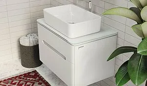 Тумба под умывальник подвесная Jorno Bosko 75 белый Bos.01.75/P/W Тумба под умывальник подвесная Jorno Bosko 75 белый Bos.01.75/P/W, 5