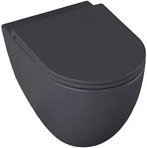 Унитаз подвесной безободковый Allen Brau Reality антрацит 4.32006.AN Унитаз подвесной безободковый Allen Brau Reality антрацит 4.32006.AN, 1