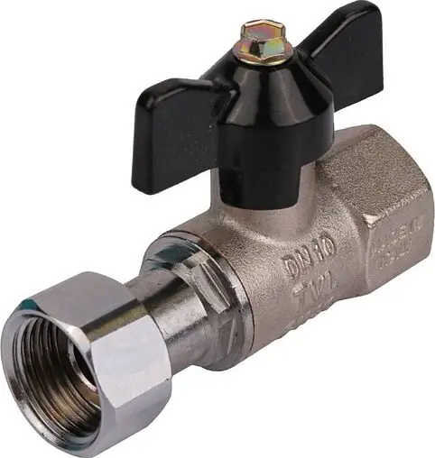 Кран шаровый с накидной гайкой ½"в x ½"нг Stout SVB-0009-000015